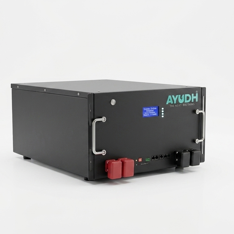 Ayudh Rack Mount LiFePO4 Battery 51.2V 200Ah 10.24kWh, 5 Years Warranty